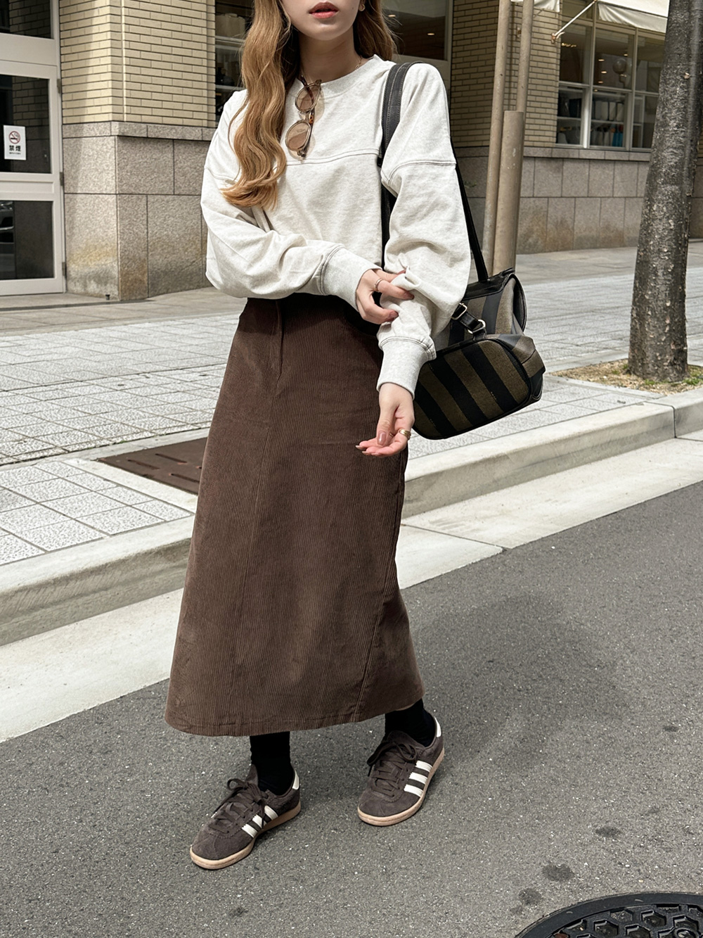 soor ploom enola pinfore コーデュロイスカート　2y soor ploom enola pinfore コーデュロイスカート 2y