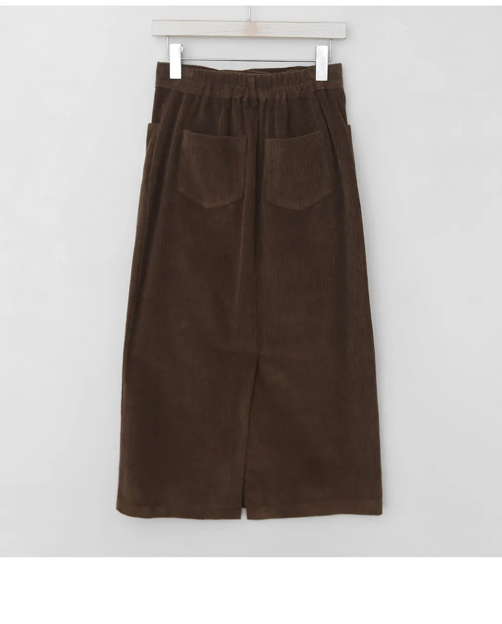バックゴムコーデュロイIラインスカート | 詳細画像24