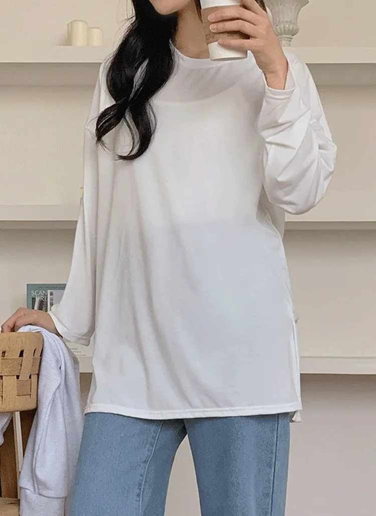 スリットロングTシャツ | hotping | 詳細画像1