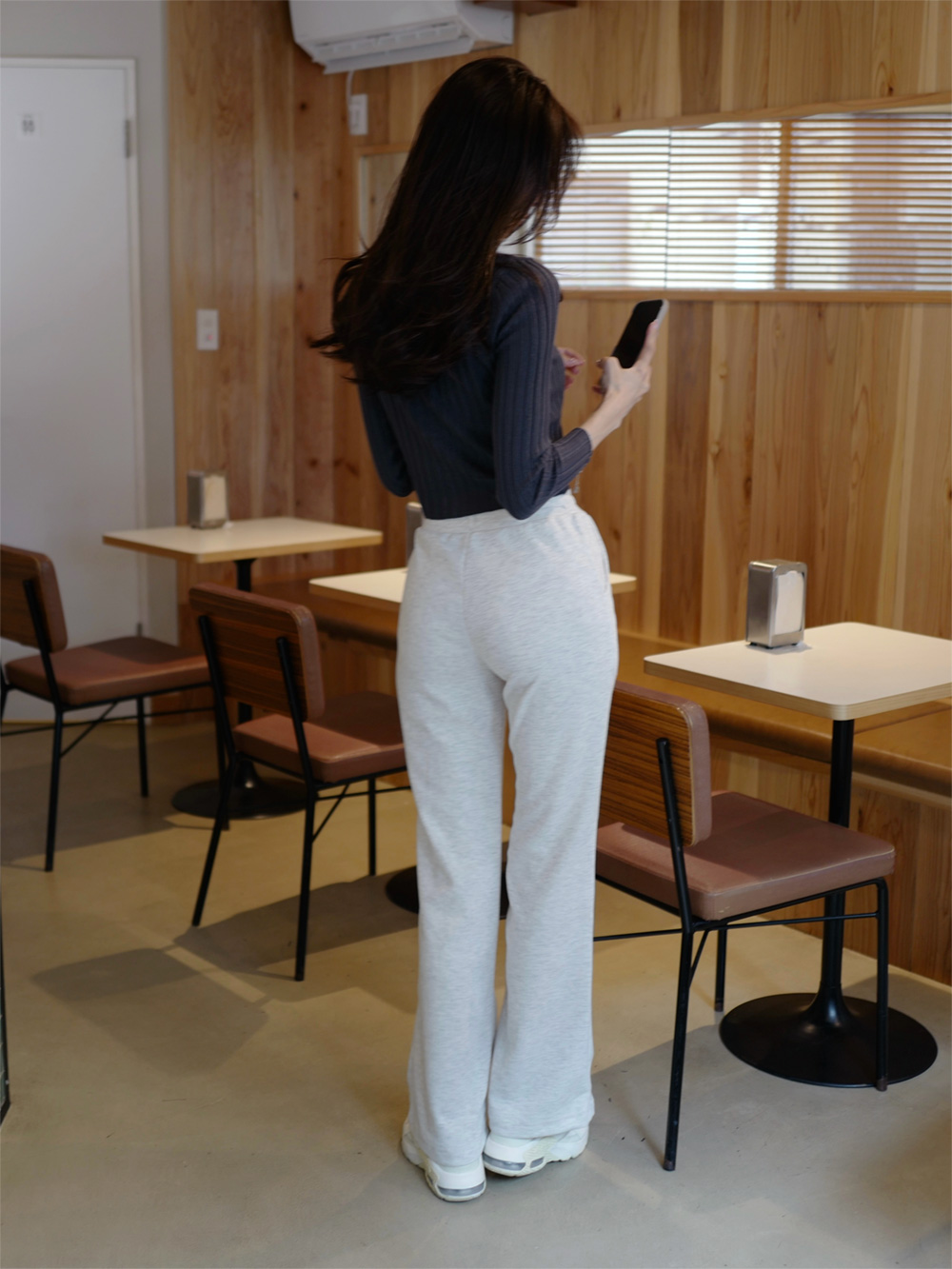 2TYPEドロストスリムフレアパンツ | 詳細画像9