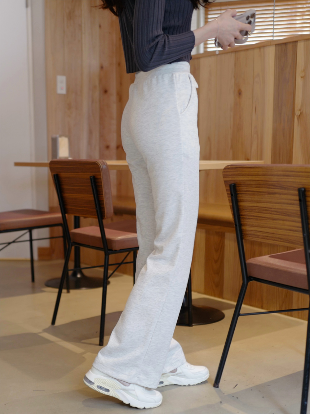 2TYPEドロストスリムフレアパンツ | 詳細画像12