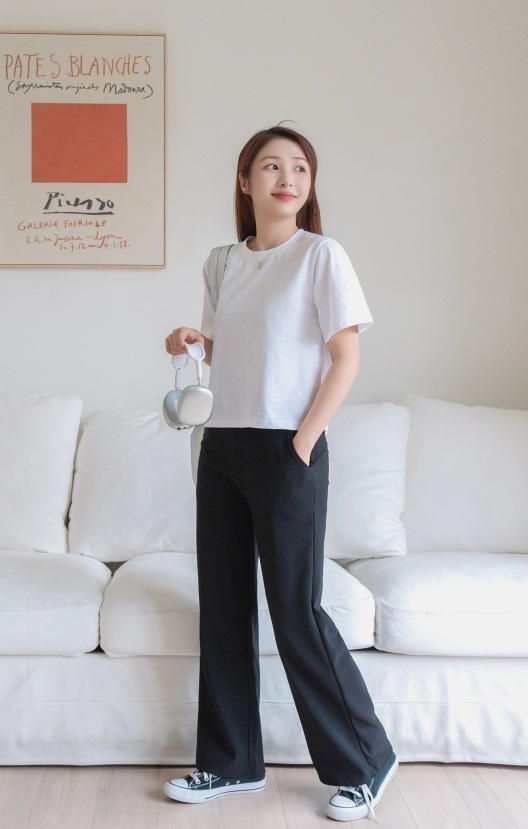 コットンクロップド半袖Tシャツ | 詳細画像6
