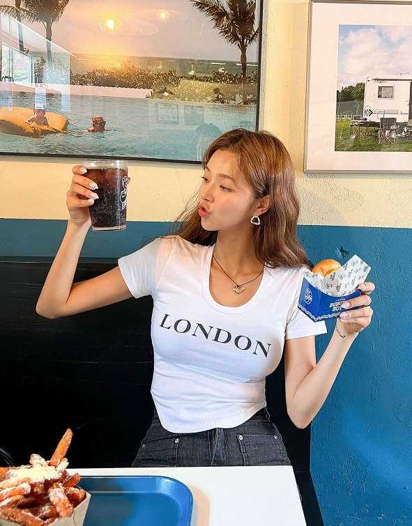 LONDONロゴUネックスリム半袖Tシャツ | 詳細画像6