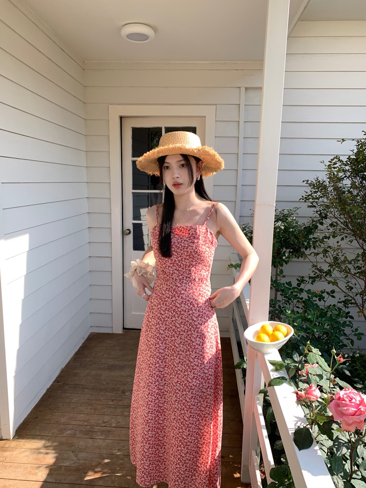 小花柄Aラインキャミワンピース | 詳細画像18