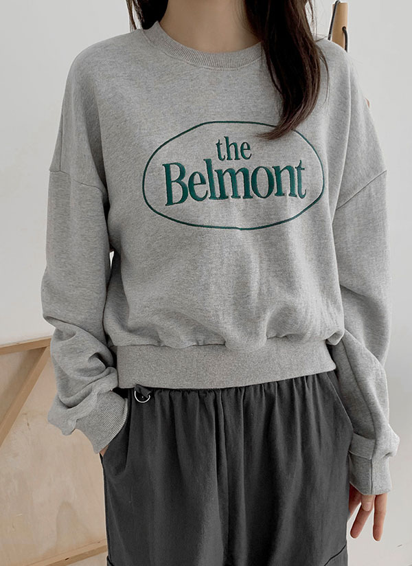 Belmont刺繍クロップドスウェット | レディースファッション通販 - DHOLIC
