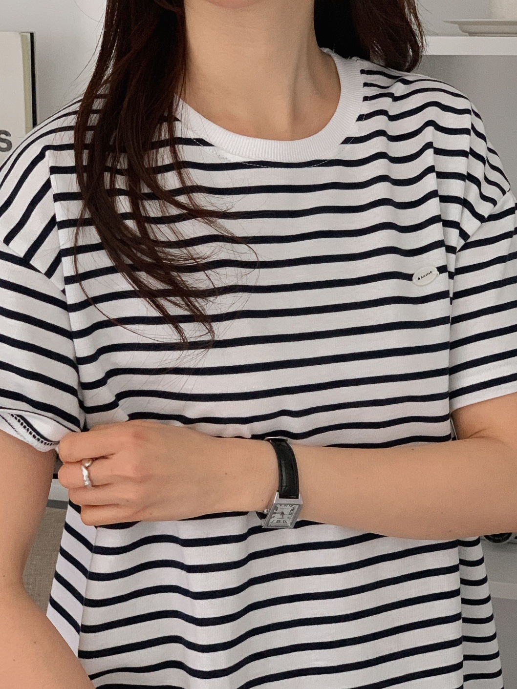 チャームボーダー半袖Tシャツ | 詳細画像4
