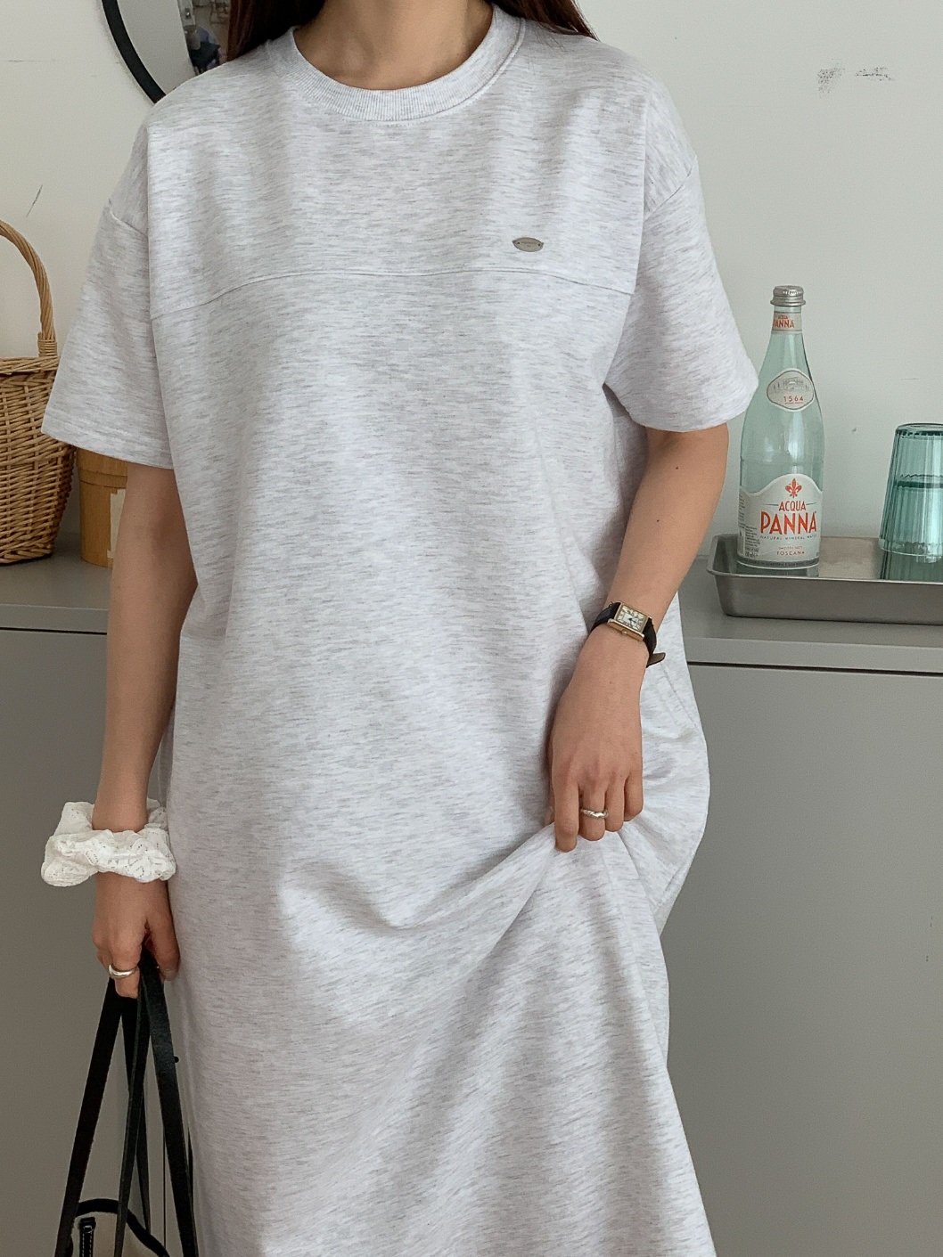 チャームライン半袖Tシャツワンピース | 詳細画像2