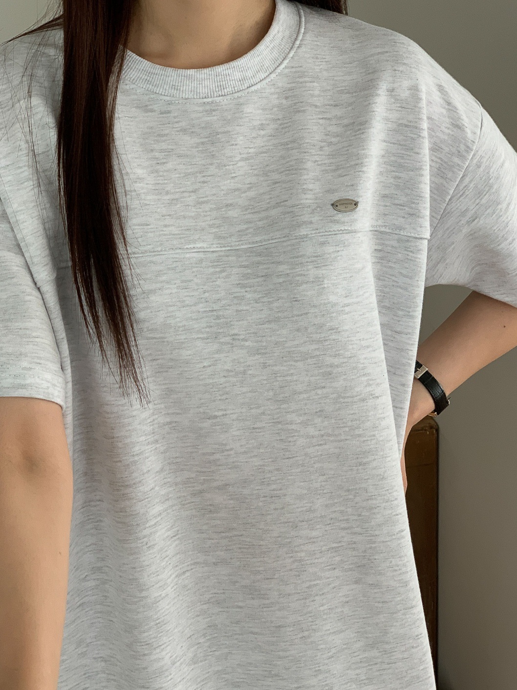 チャームライン半袖Tシャツワンピース | 詳細画像7