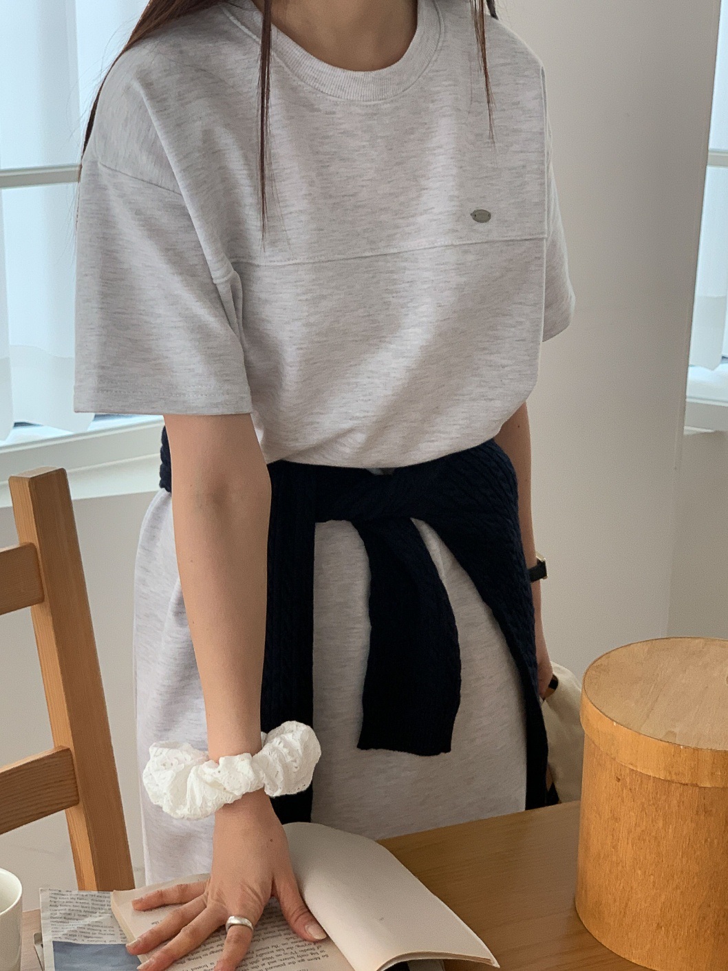 チャームライン半袖Tシャツワンピース | 詳細画像8
