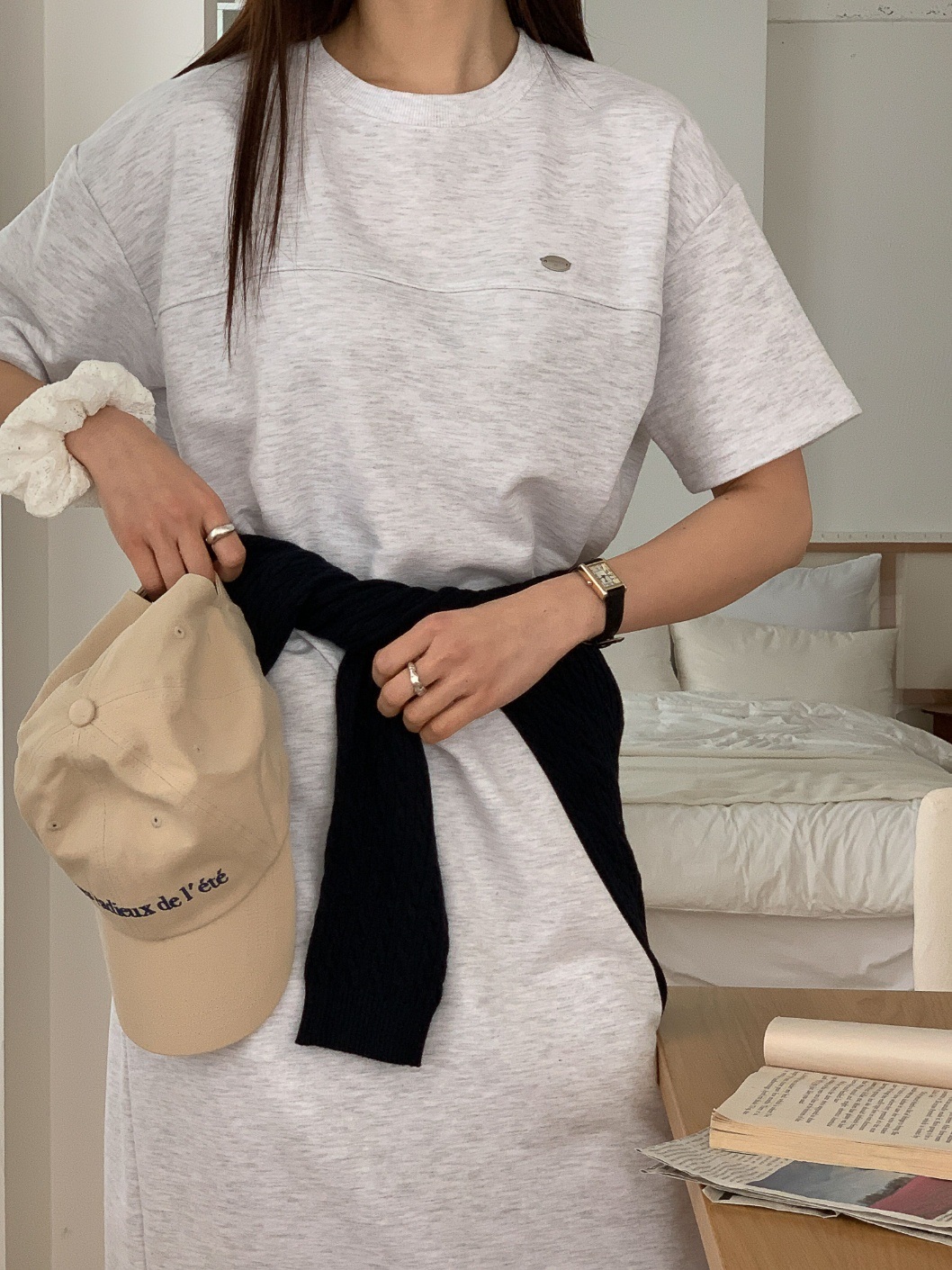 チャームライン半袖Tシャツワンピース | 詳細画像9
