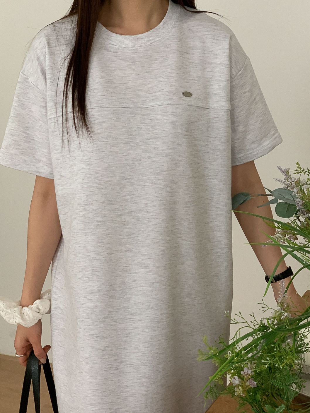 チャームライン半袖Tシャツワンピース | 詳細画像14