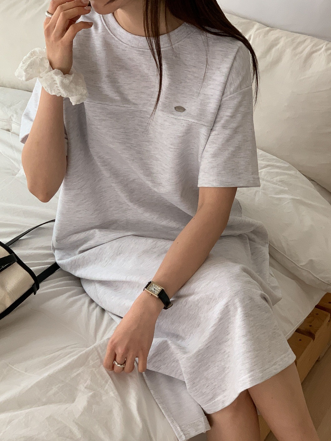 チャームライン半袖Tシャツワンピース | 詳細画像18