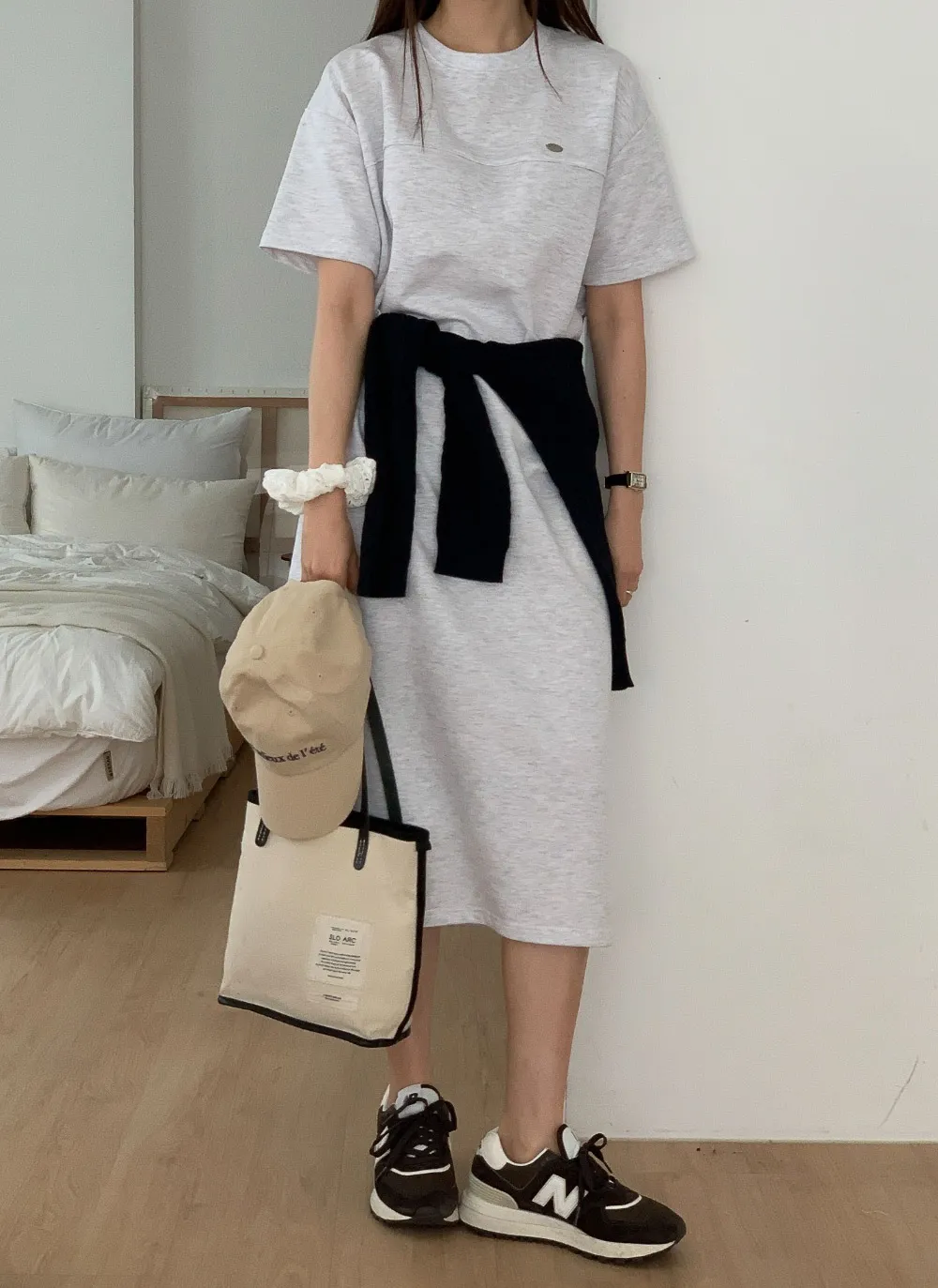 チャームライン半袖Tシャツワンピース | 詳細画像1