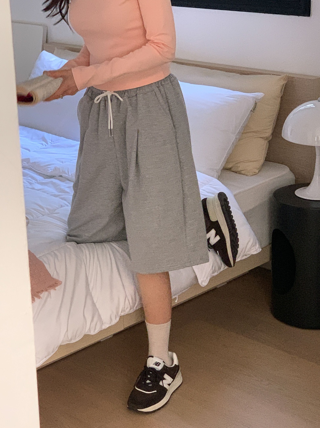 ドロストワイドハーフスウェットパンツ | 詳細画像2