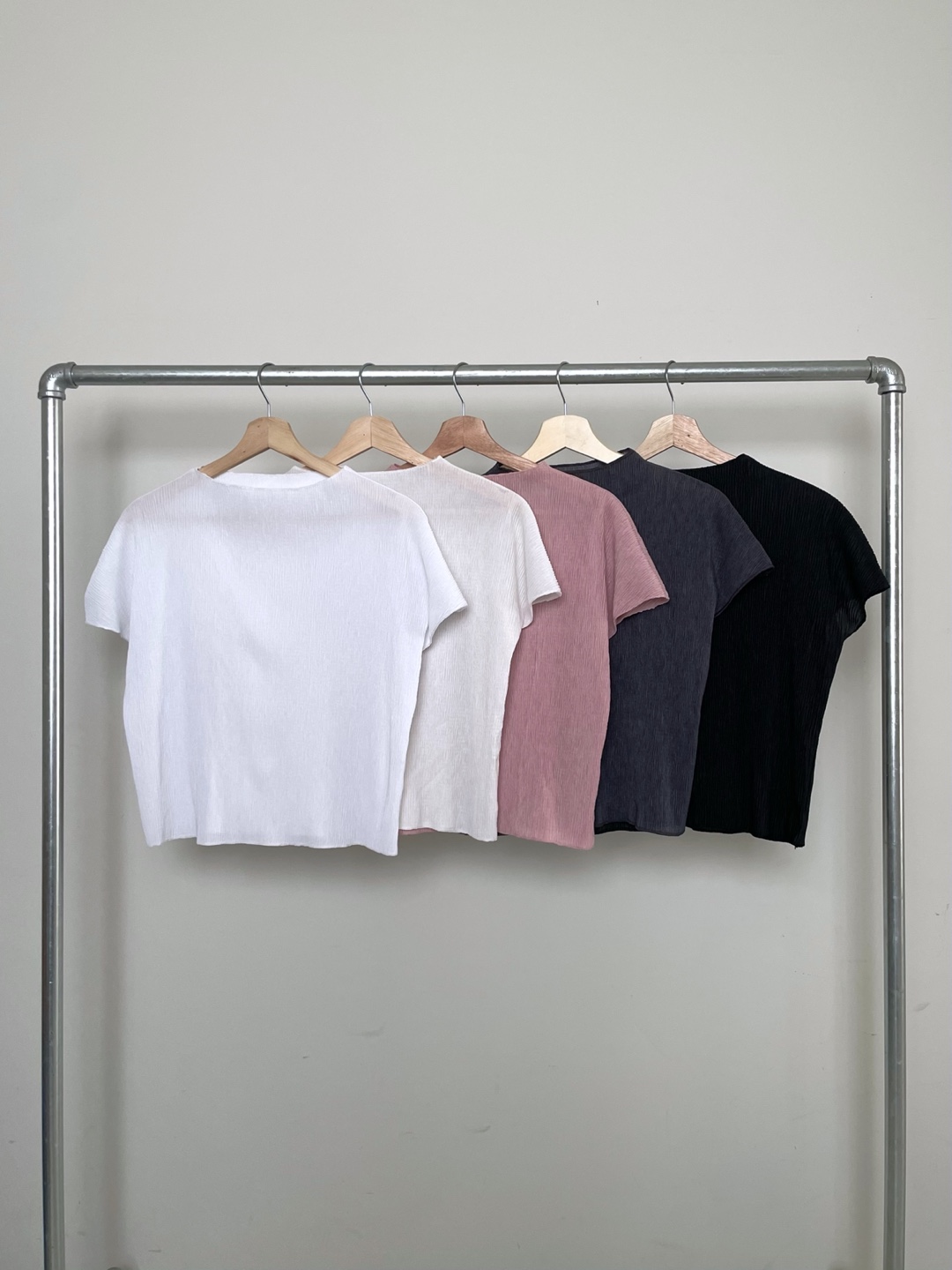 モックネックリンクルフレンチTシャツ | 詳細画像21