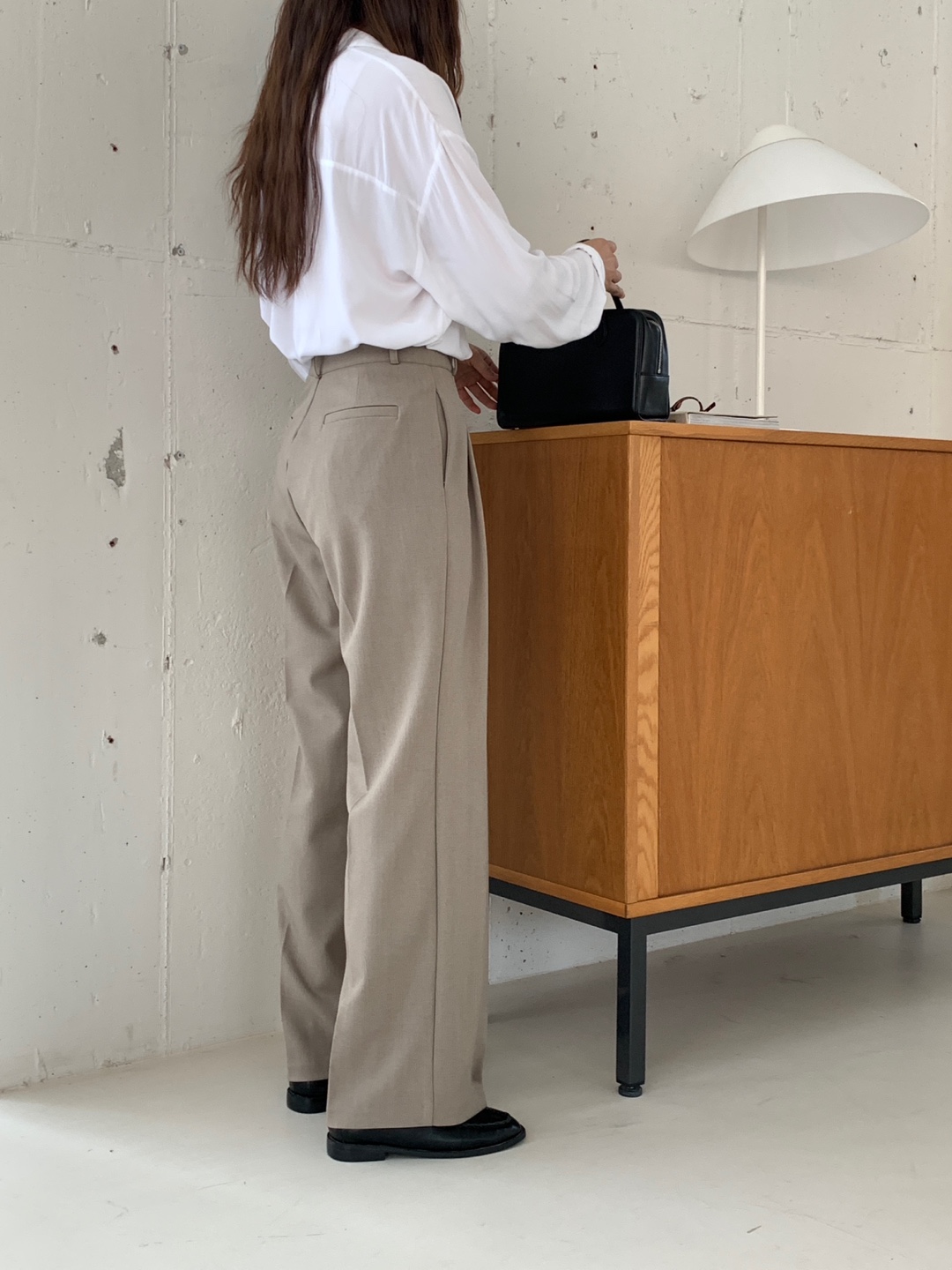 ツータックワイドストレートスラックス | 詳細画像14