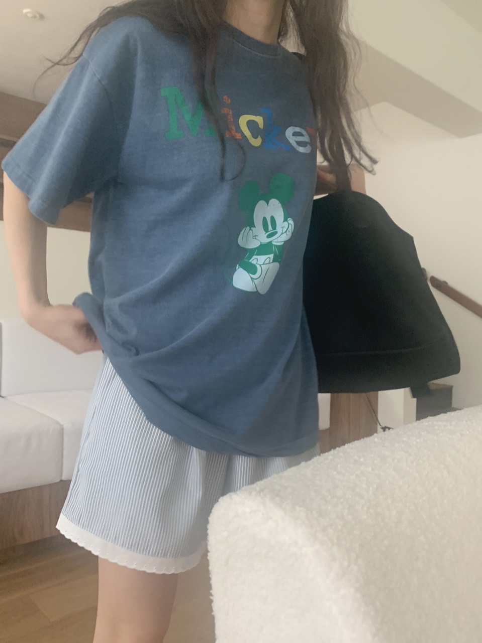 *Disney*ミッキープリント半袖Tシャツ | 詳細画像3
