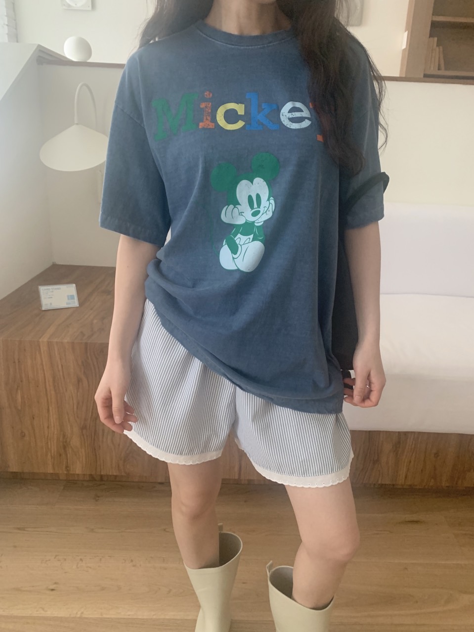 *Disney*ミッキープリント半袖Tシャツ | 詳細画像4