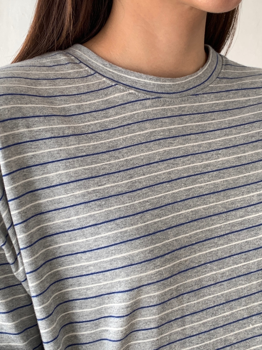 ルーズツートーンボーダーTシャツ | 詳細画像13