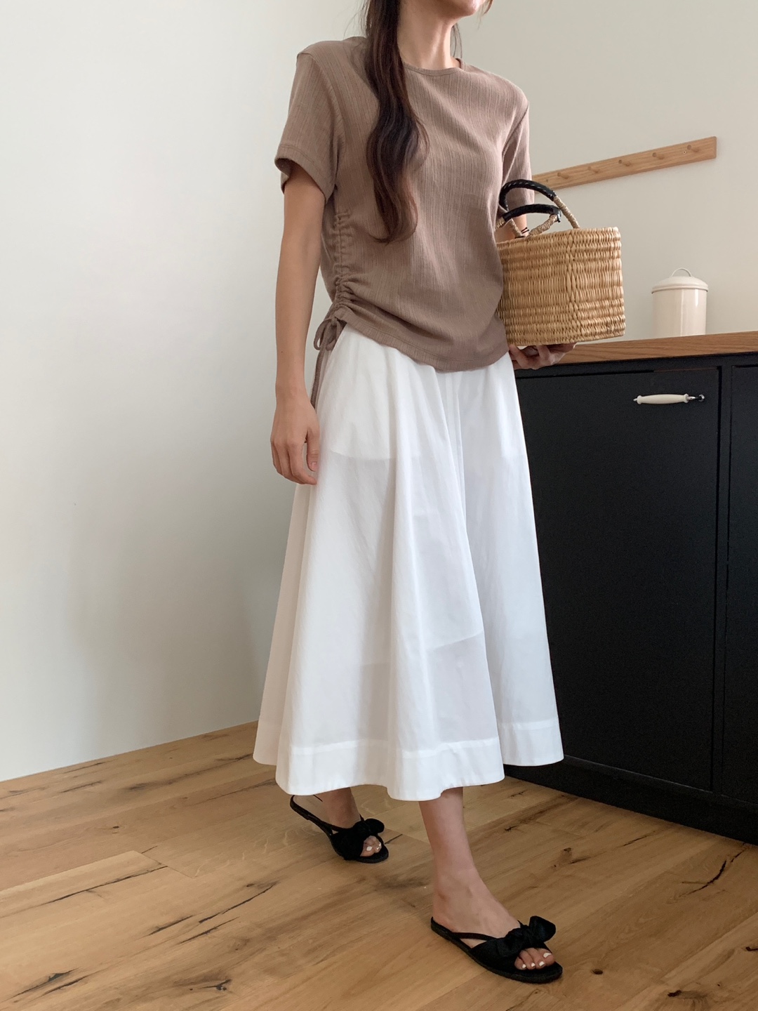 ドロストパンチングリブ半袖Tシャツ | 詳細画像15
