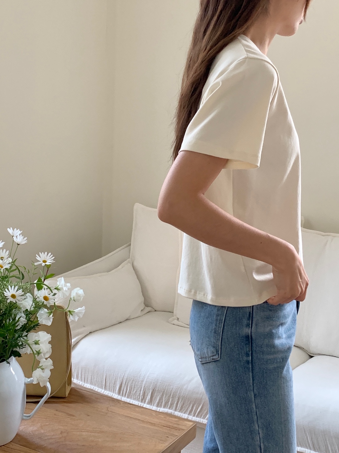 ラウンドネック半袖Tシャツ | 詳細画像4