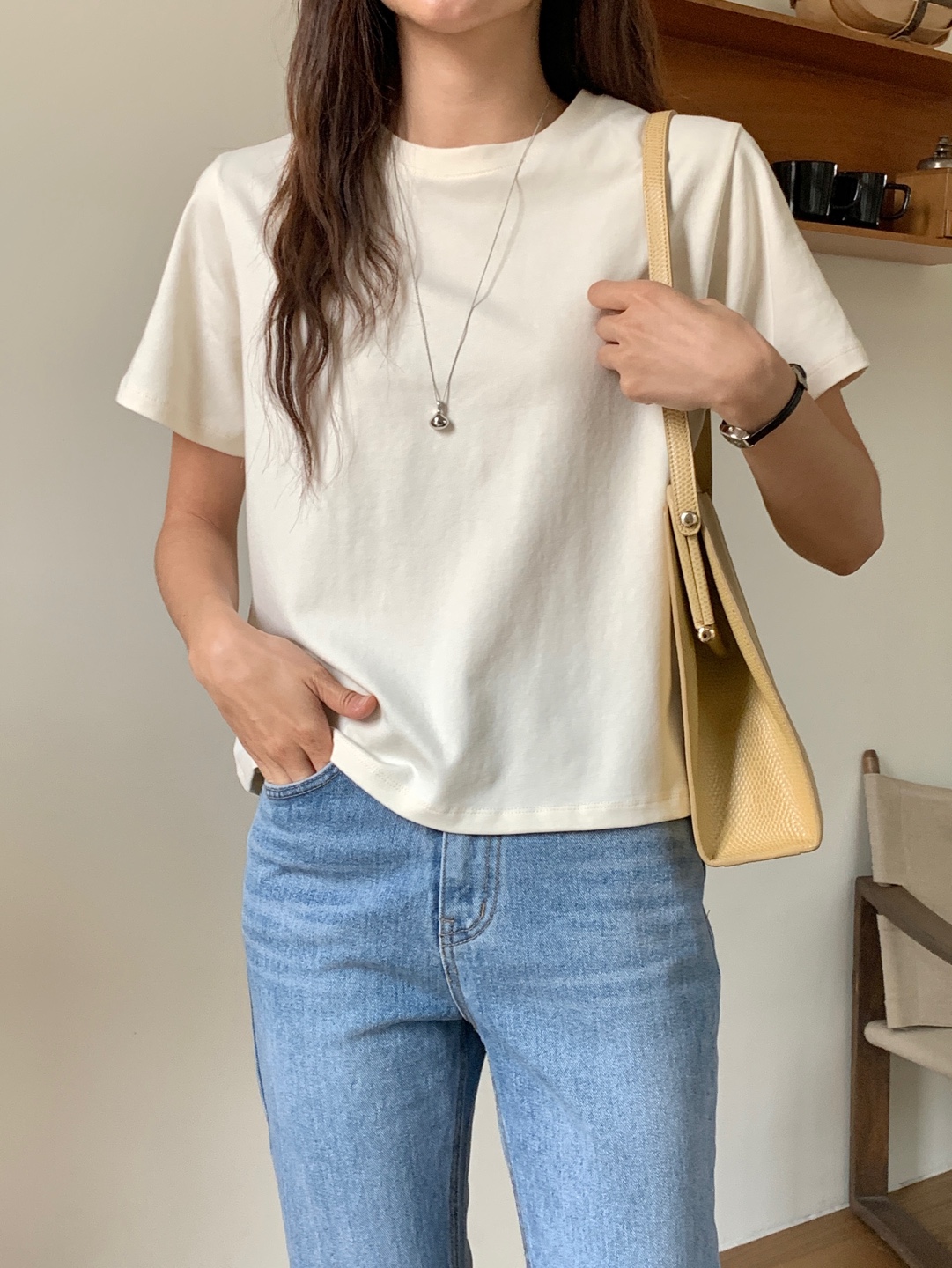 ラウンドネック半袖Tシャツ | 詳細画像7