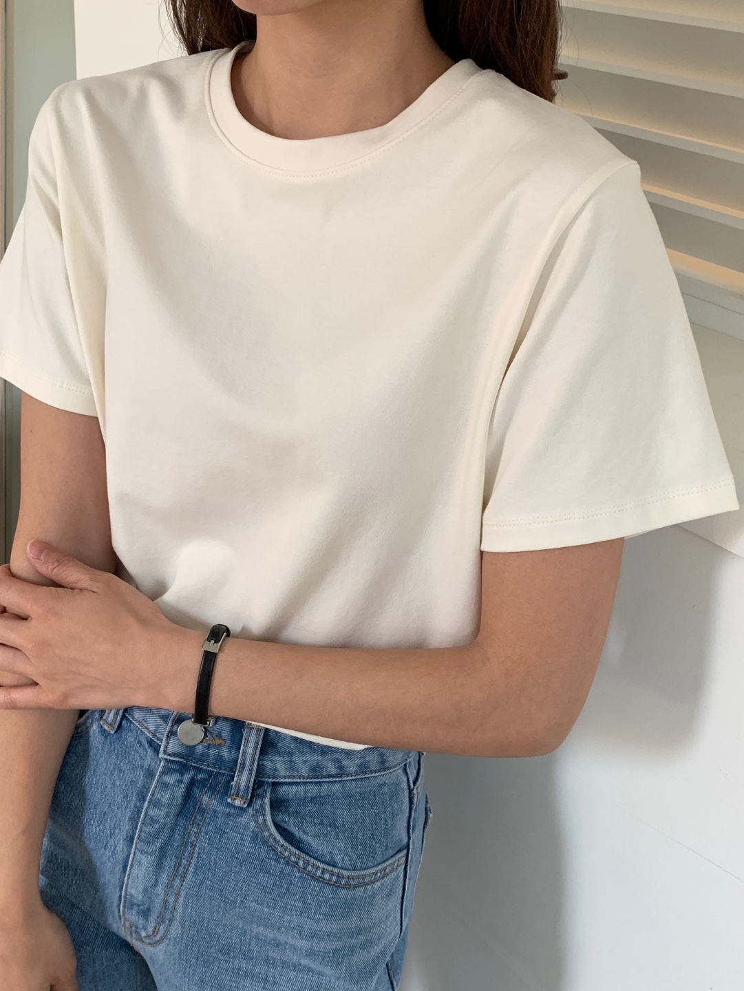 ラウンドネック半袖Tシャツ | 詳細画像14
