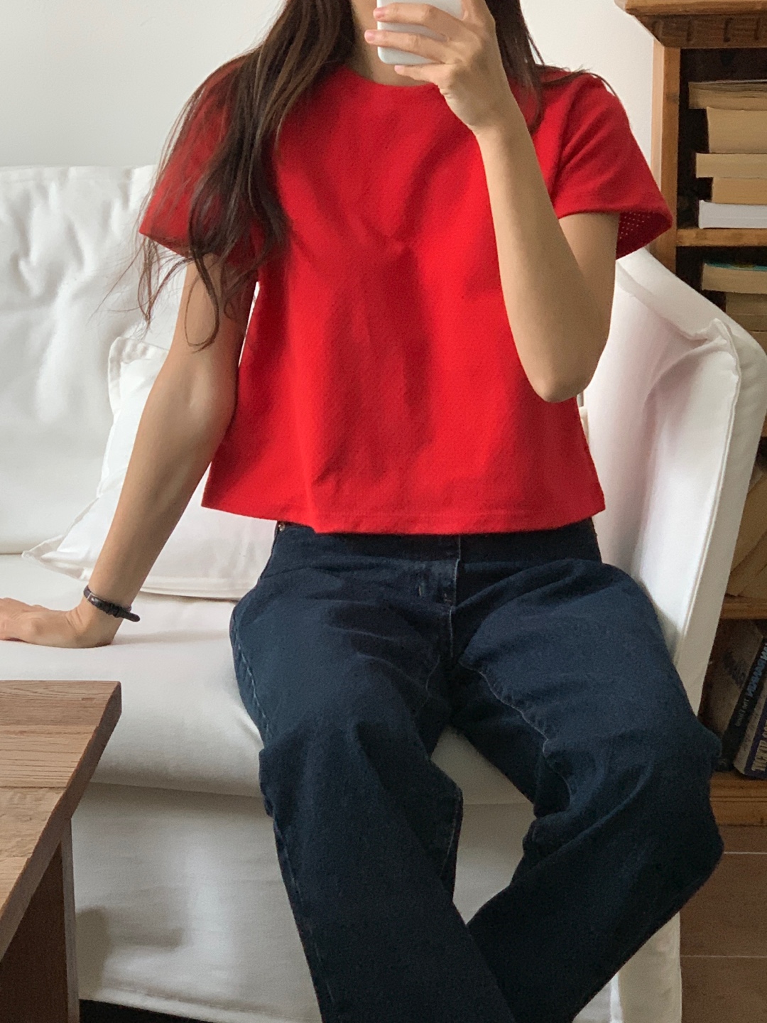 パンチングクロップド半袖Tシャツ | 詳細画像8
