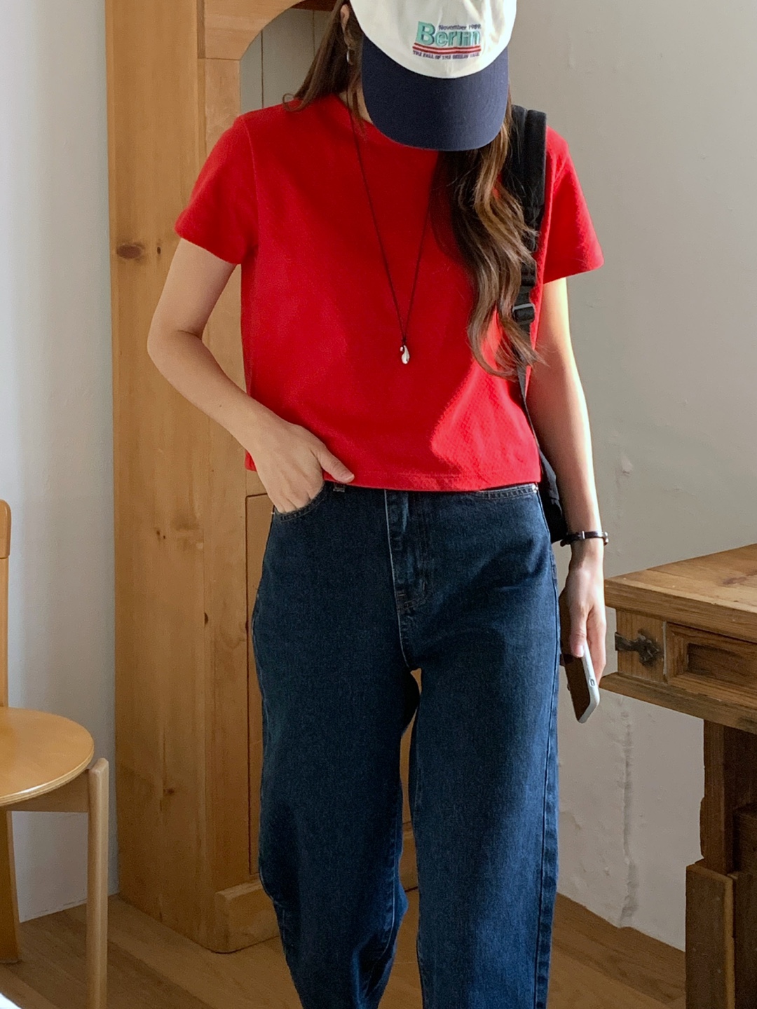 パンチングクロップド半袖Tシャツ | 詳細画像15