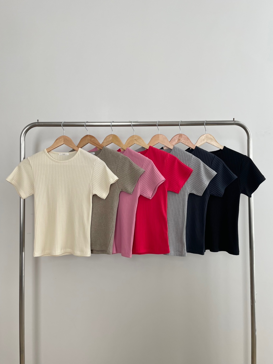 ワッフルラウンドネック半袖Tシャツ | 詳細画像21