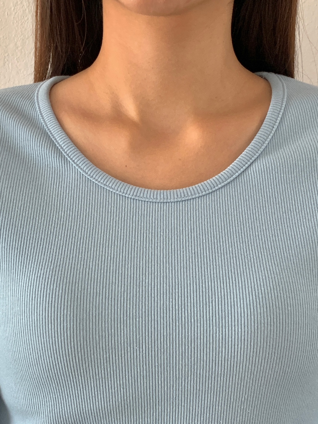UネックリブTシャツ | 詳細画像12