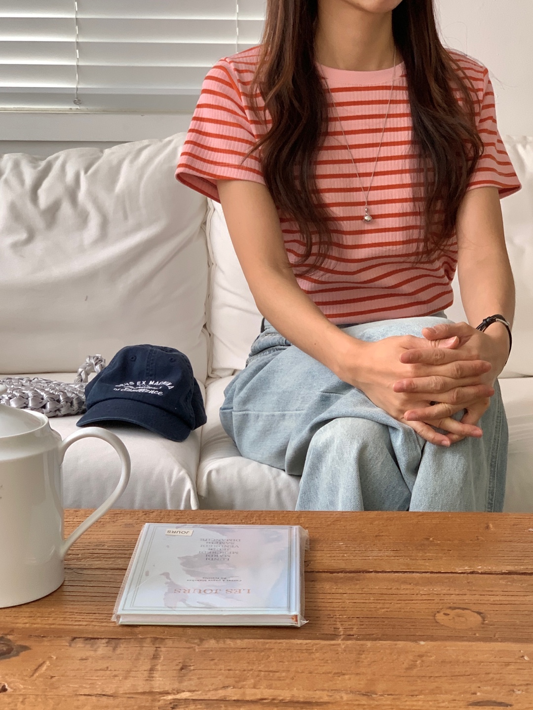 ボーダーラウンドリブ半袖Tシャツ | 詳細画像17