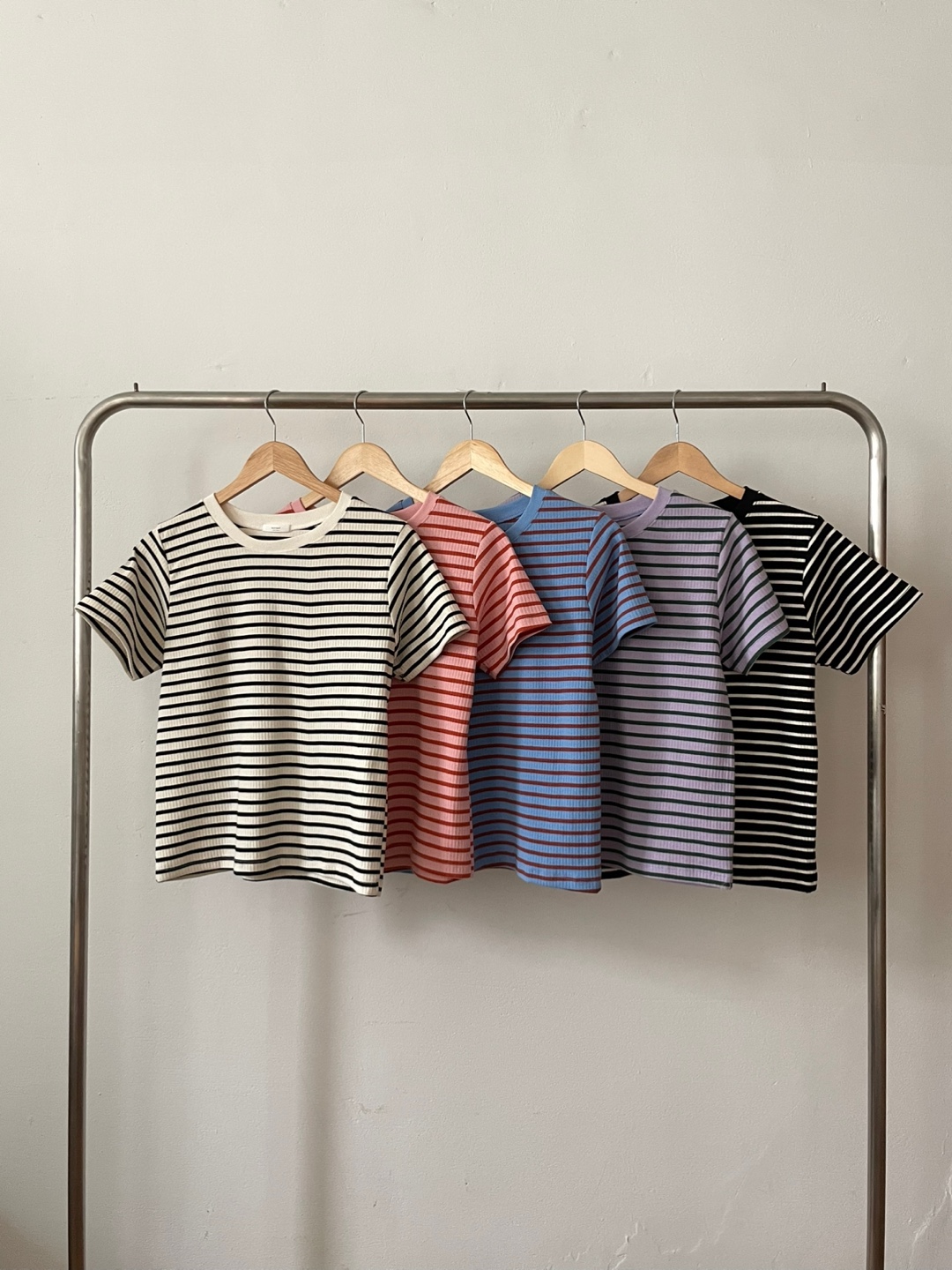 ボーダーラウンドリブ半袖Tシャツ | 詳細画像21