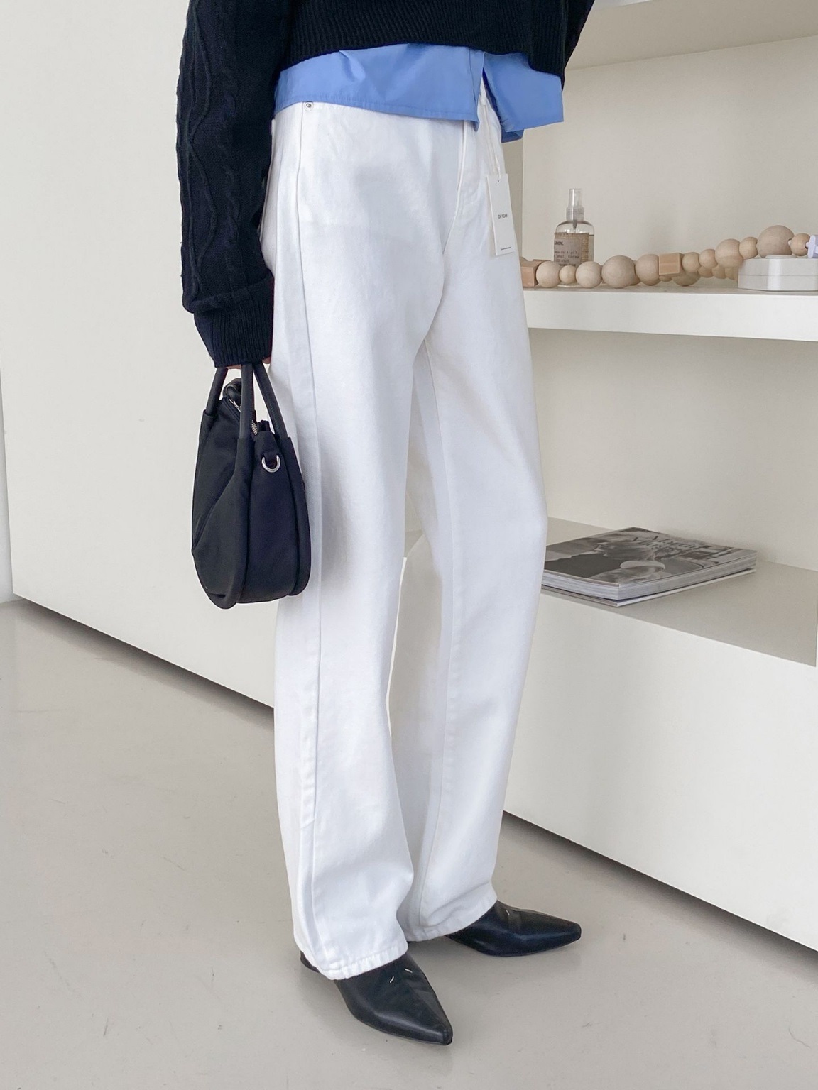 ロングコットンストレートパンツ | 詳細画像9