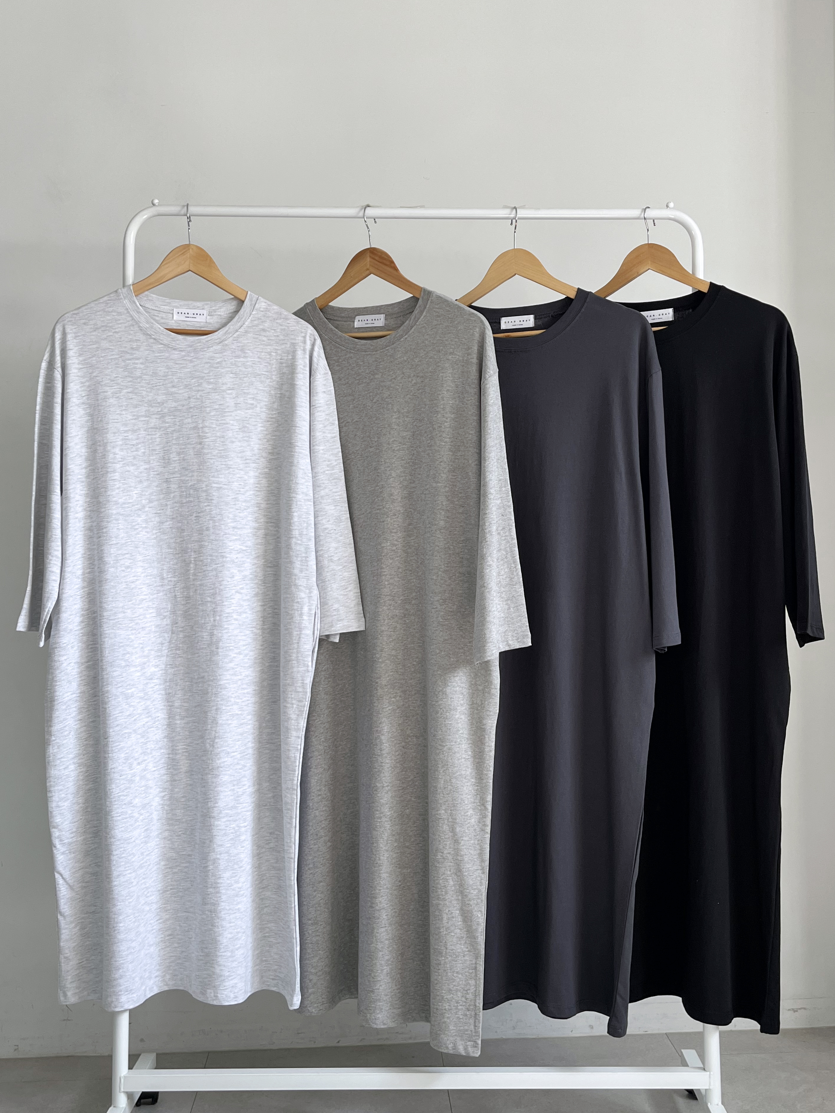 ラウンドネックロングTシャツワンピース | 詳細画像10