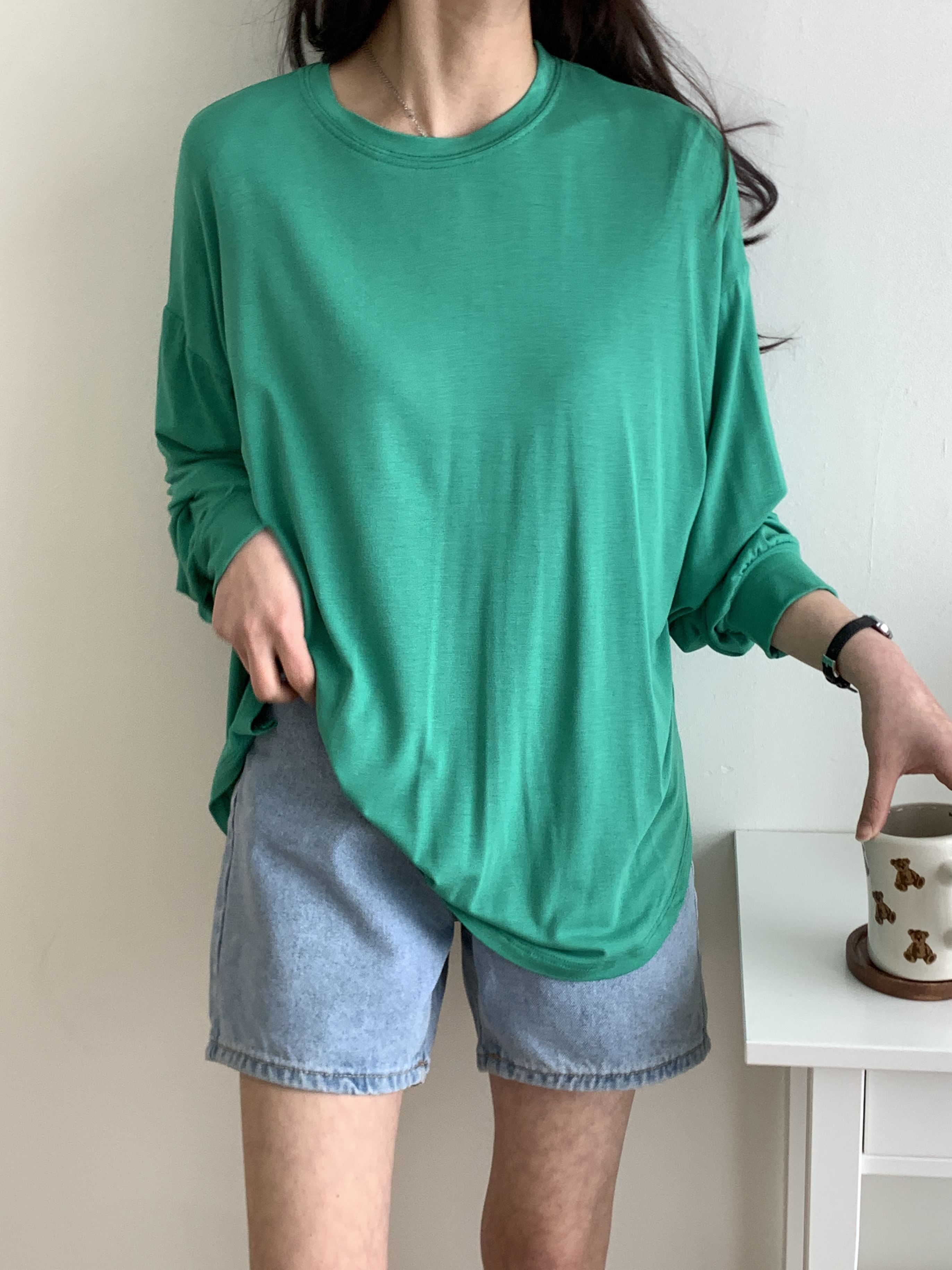 サイドスリットラウンドへムTシャツ | 詳細画像6