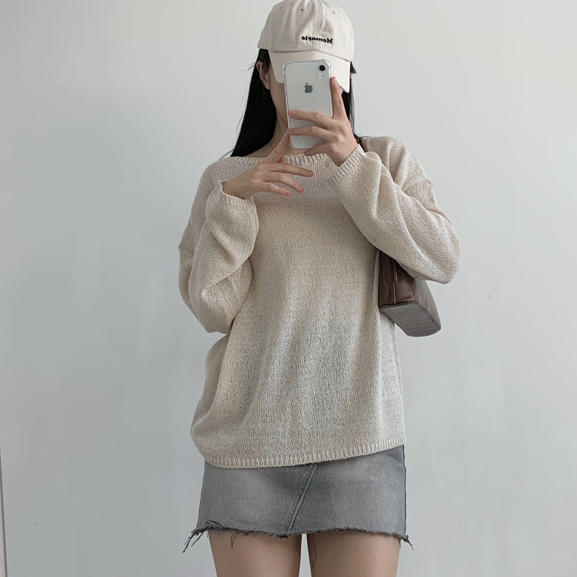 ボートネックルーズシアーニット | 詳細画像15