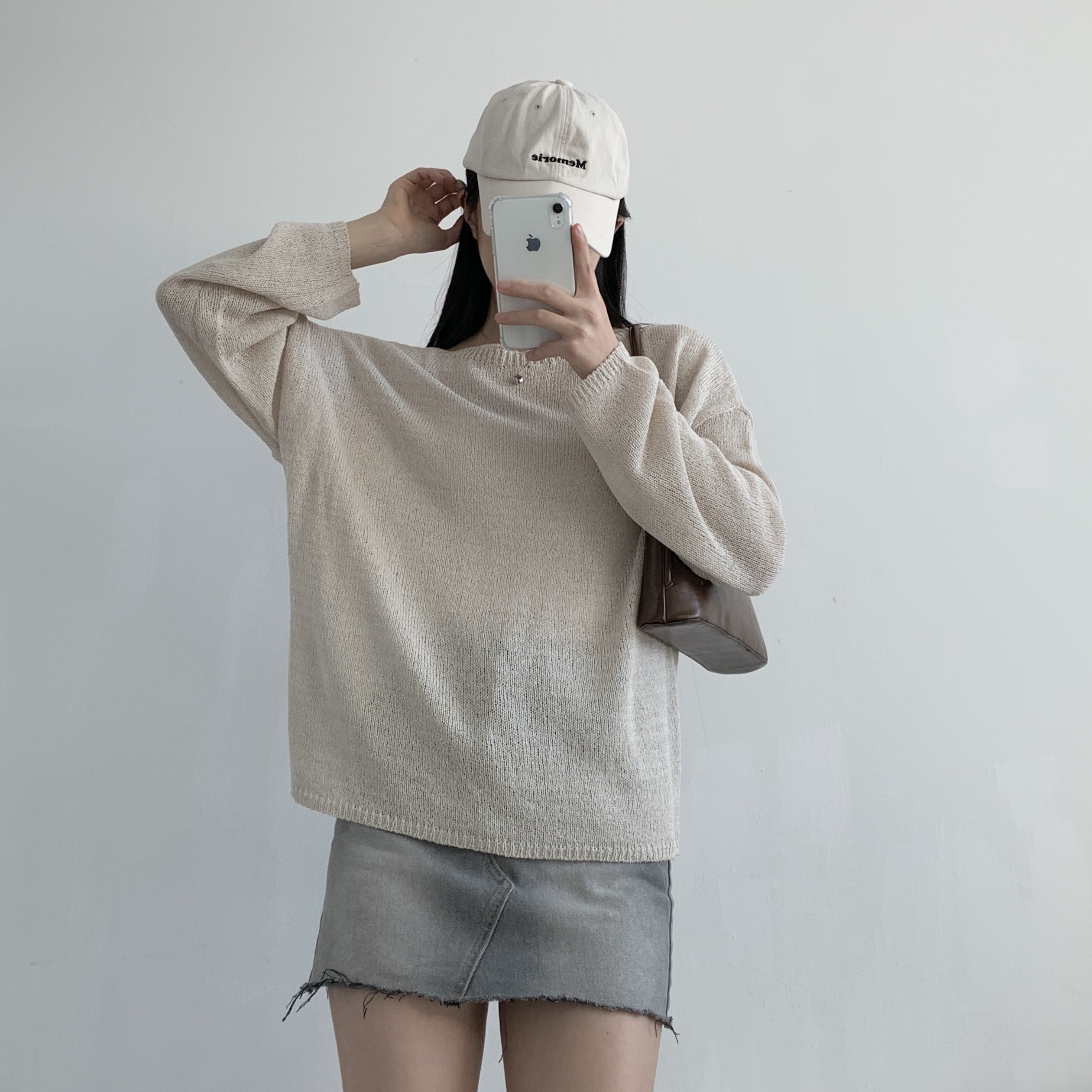 ボートネックルーズシアーニット | 詳細画像16