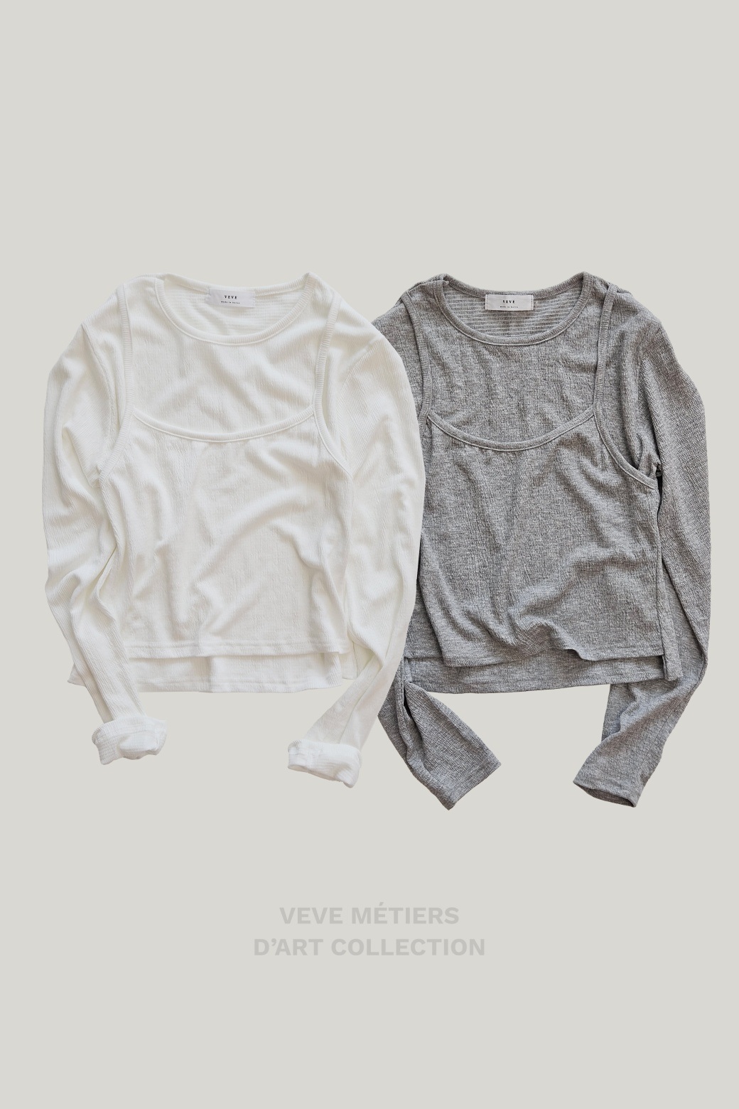 ビスチェレイヤードリンクルリブTシャツ | 詳細画像12