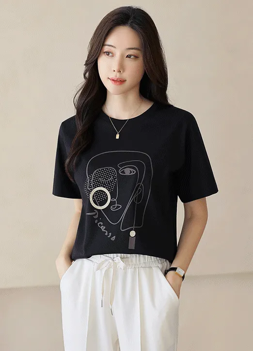 フェイスペイント半袖Tシャツ | styleonme | 詳細画像1