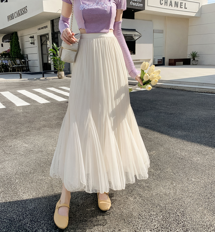 チュールプリーツマーメイドスカート | 詳細画像6