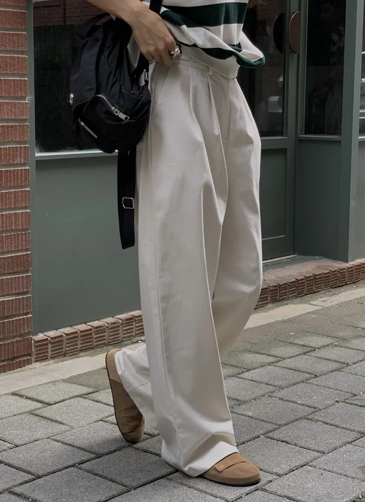 ウエストベルトツータックワイドパンツ | 詳細画像1