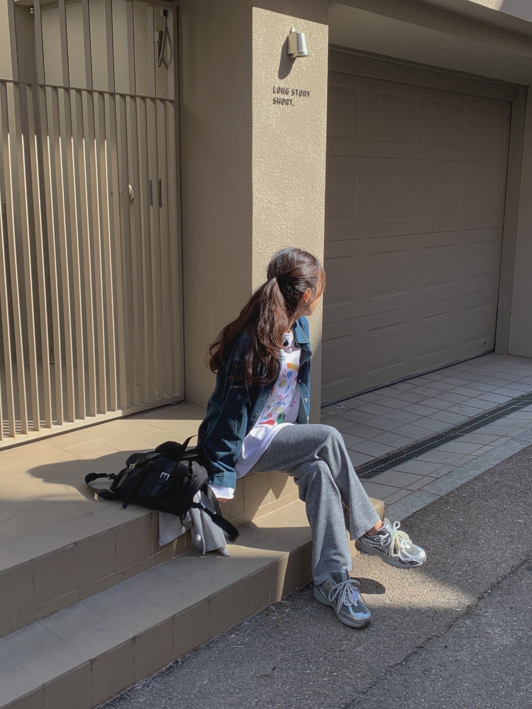 angelプリントスリットボクシーTシャツ | 詳細画像5