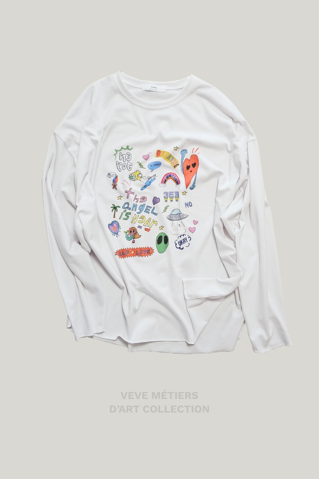 angelプリントスリットボクシーTシャツ | 詳細画像26