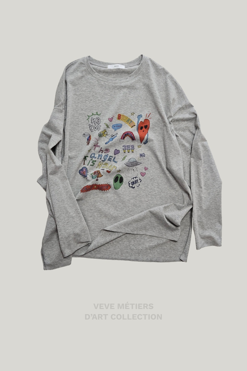 angelプリントスリットボクシーTシャツ | 詳細画像27