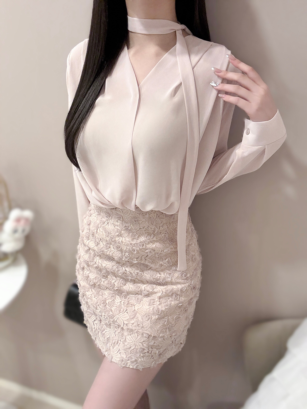 フラワーモチーフミニスカート | 詳細画像6