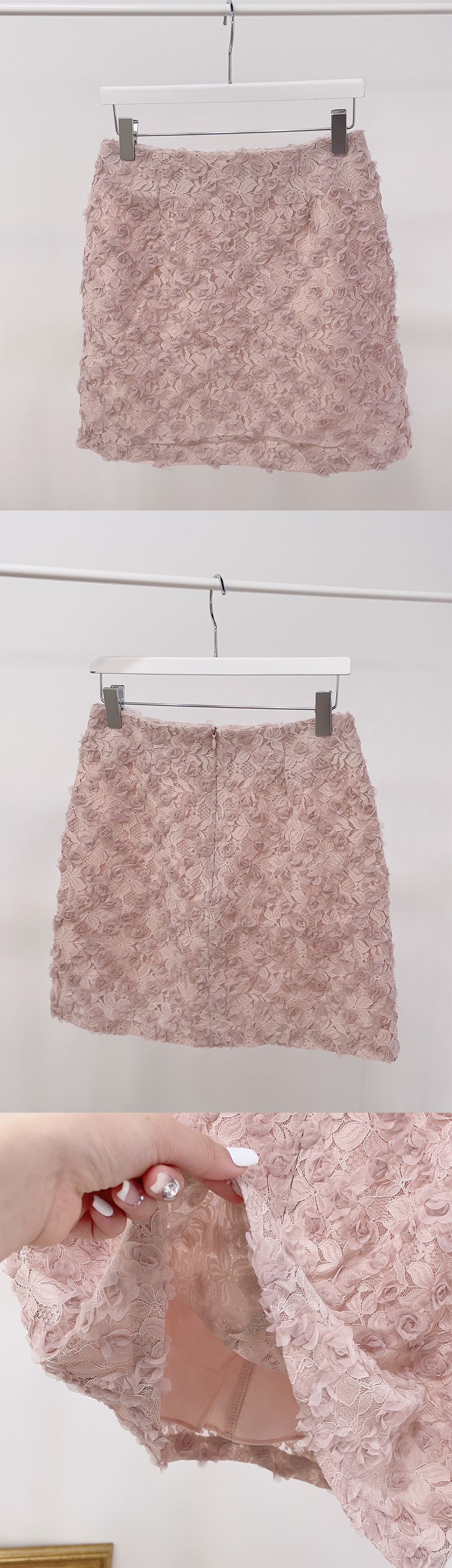 フラワーモチーフミニスカート | 詳細画像15