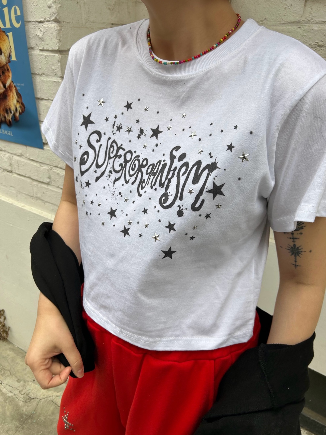 スターロゴクロップド半袖Tシャツ | 詳細画像7