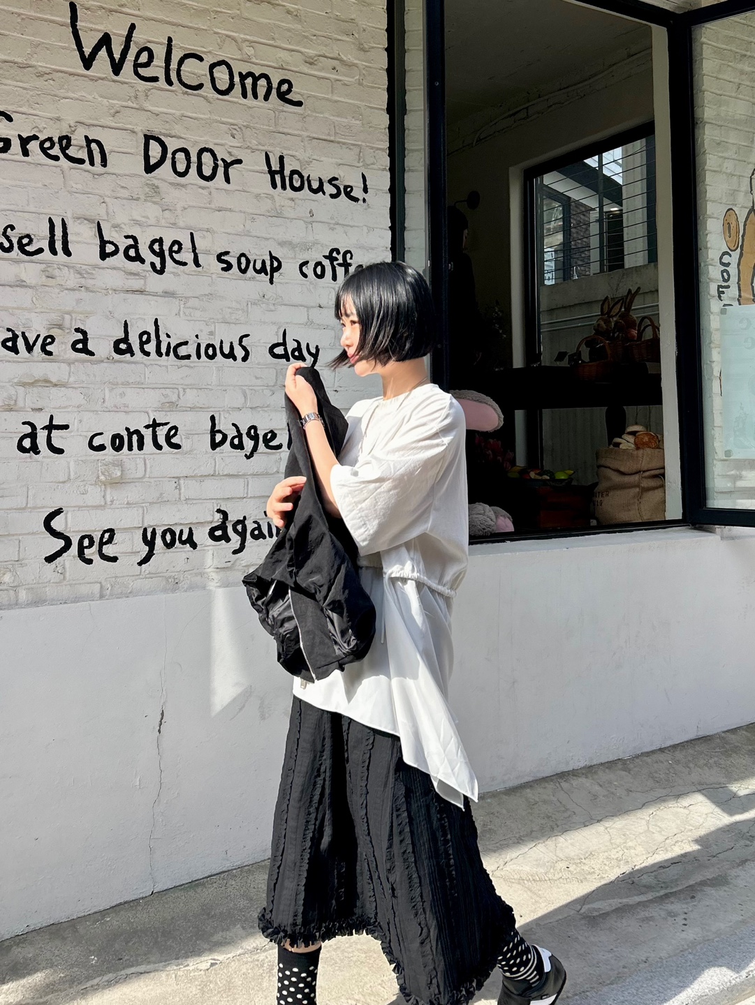 ドロストシフォンヘム半袖Tシャツ | 詳細画像3