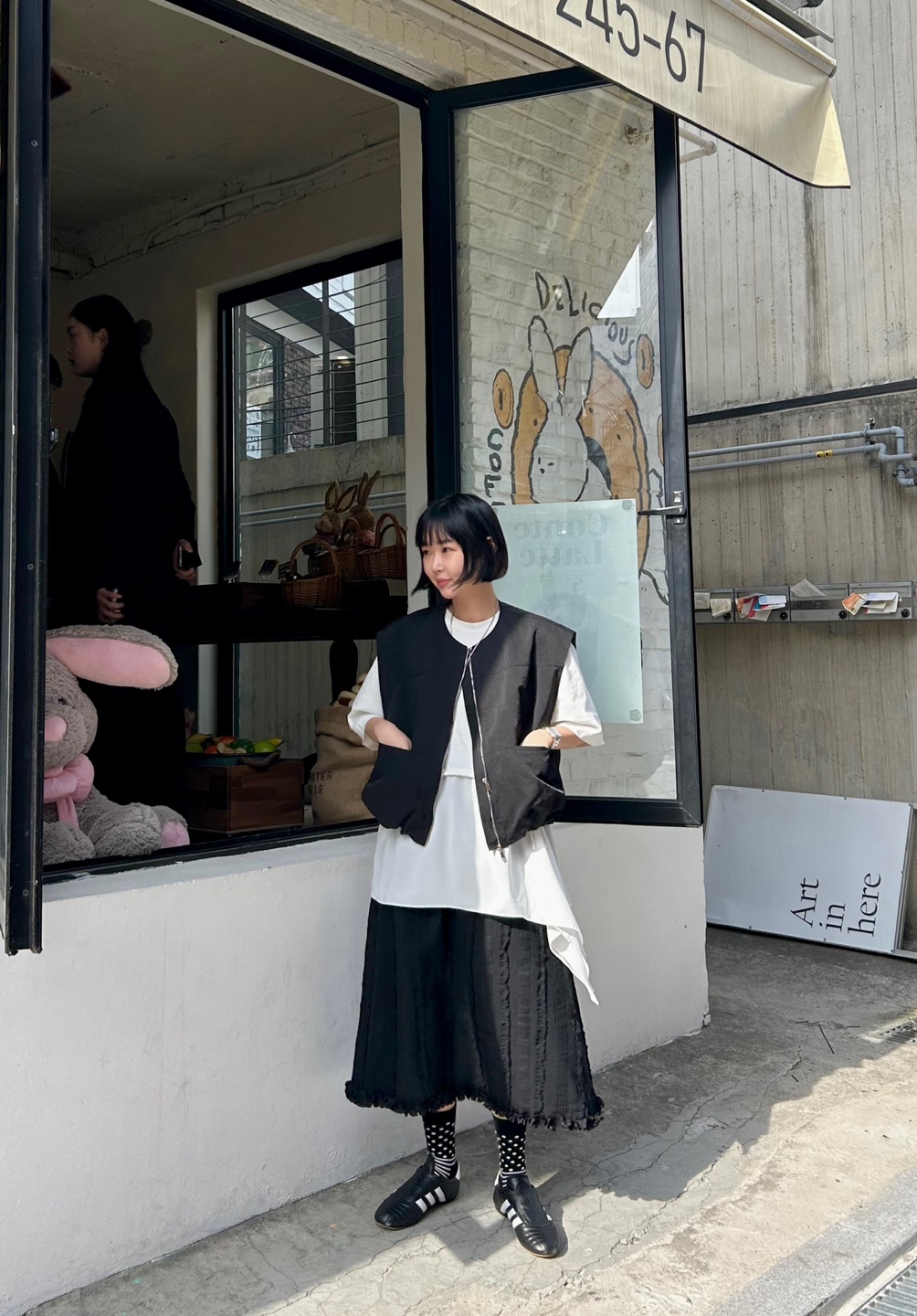 ドロストシフォンヘム半袖Tシャツ | 詳細画像5